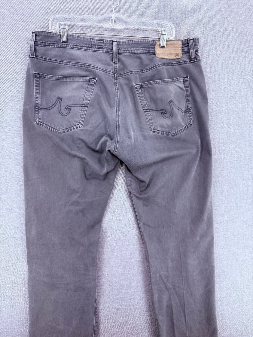 AG Adriano Goldschmied The Graduate Tailored Leg Pants Men 36x32 Gray Jeans